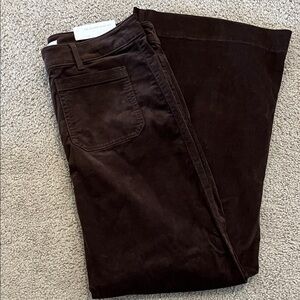 LOFT the Palmer Wide Leg Corduroy  New Pants
